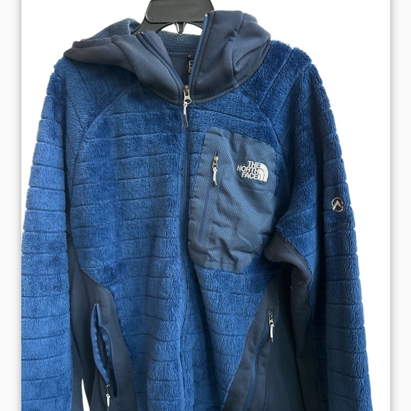 The North Face Men Summit Series Blue Fuzzy Fleece Full Zip Jacket - Size XL - Picture 2 of 12